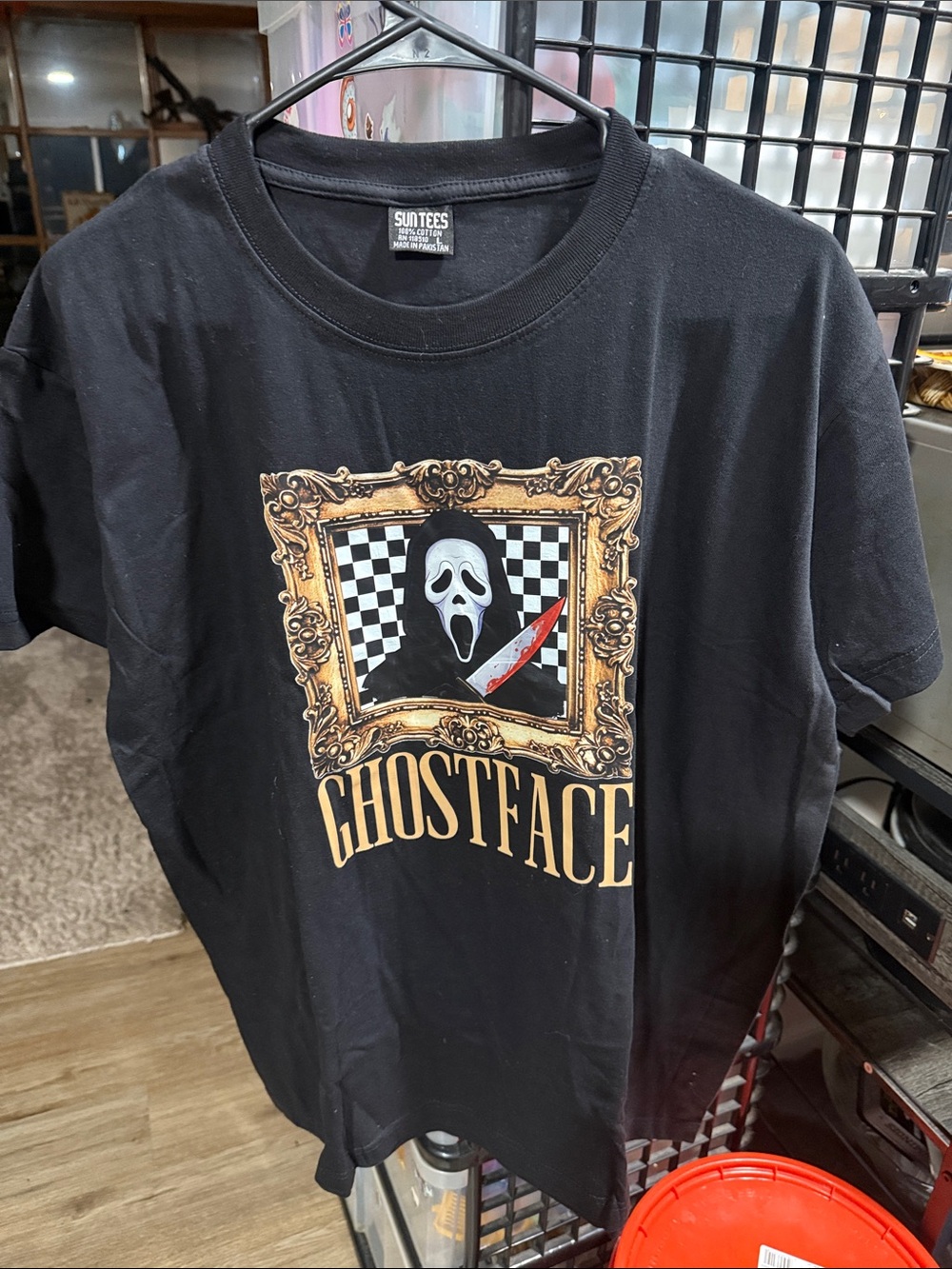 Ghostface Graphic Short Sleeve Tee - Black